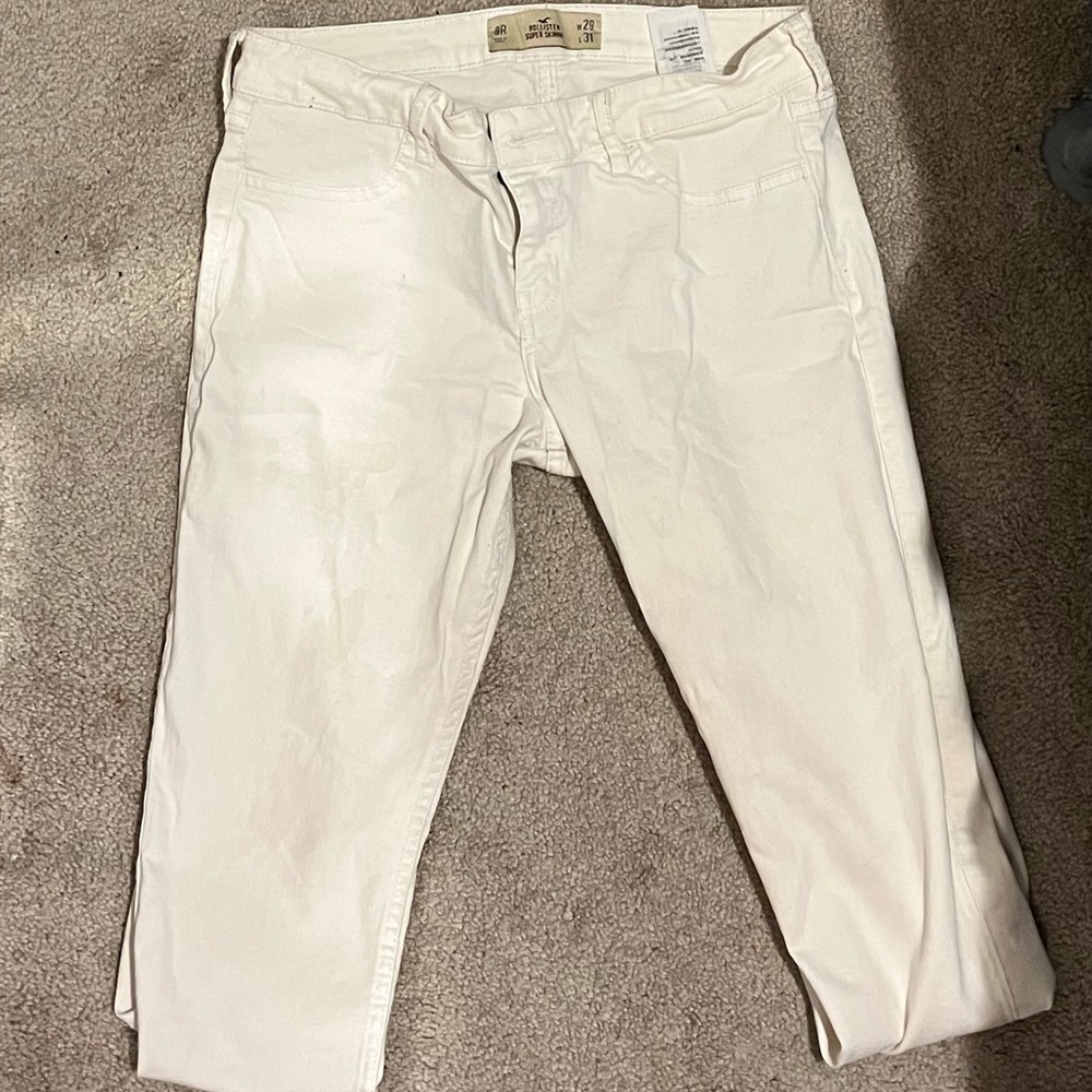 white jeans